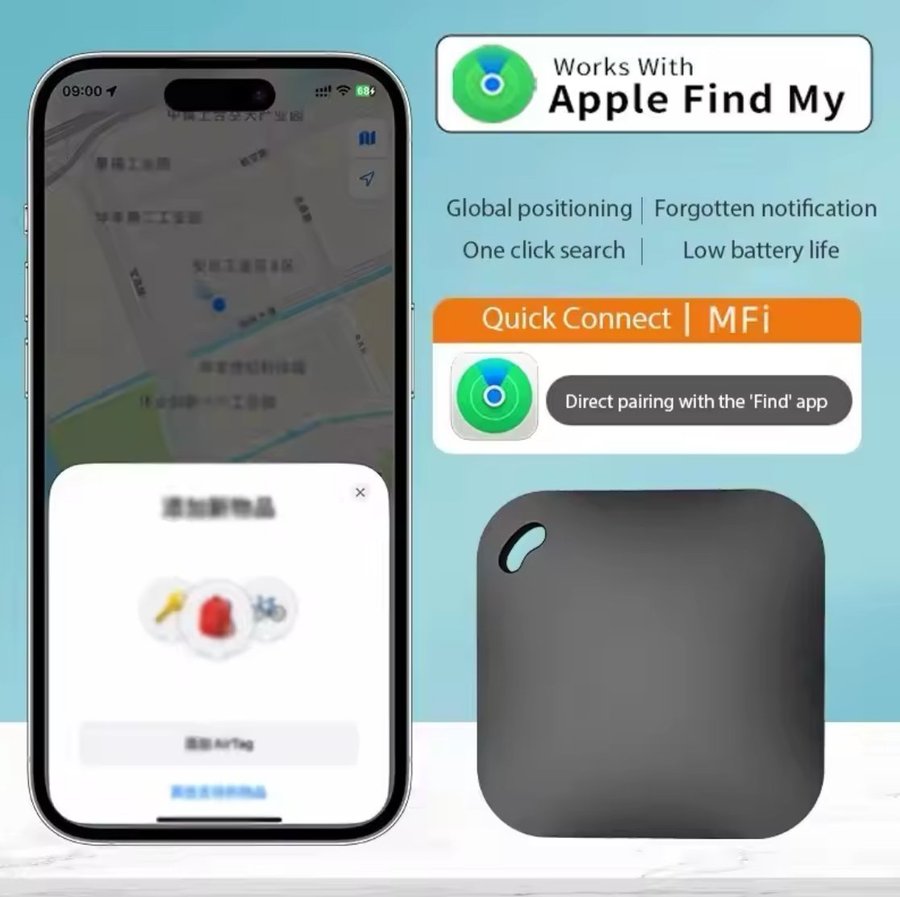 Apple Find My-kompatibel spårningsenhet Ny i Karong!