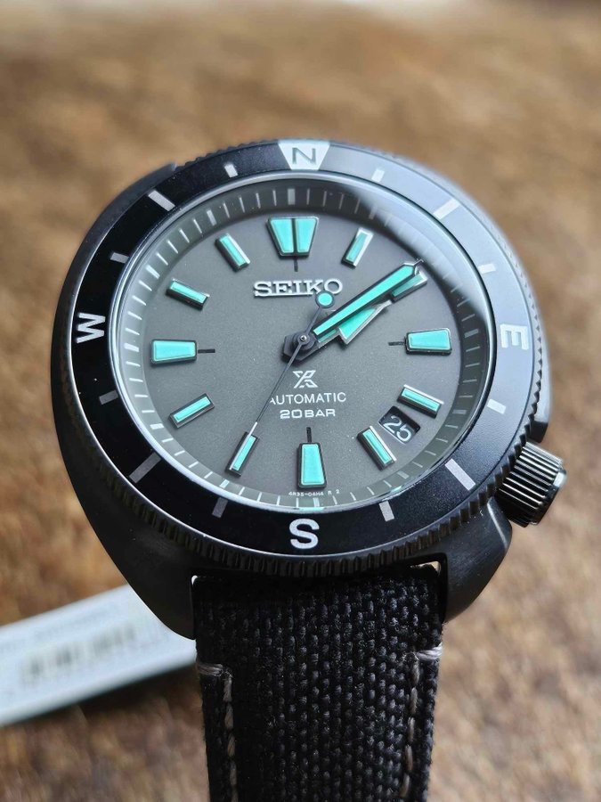 Ubrugt Seiko Prospex 'Black Series' Limited Edition Tortoise SRPH99K1