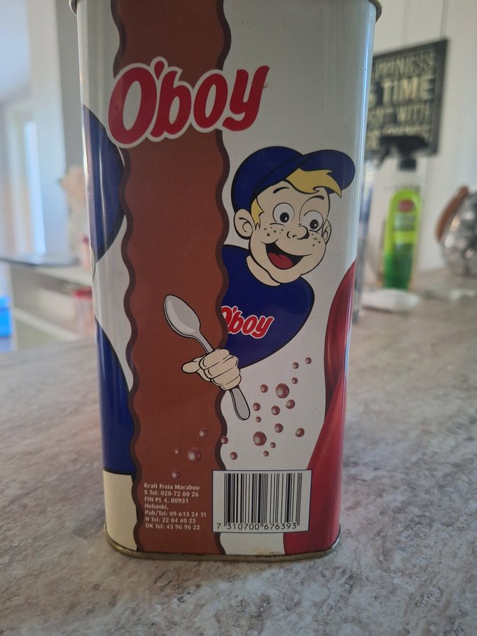 Oboy plåtburk