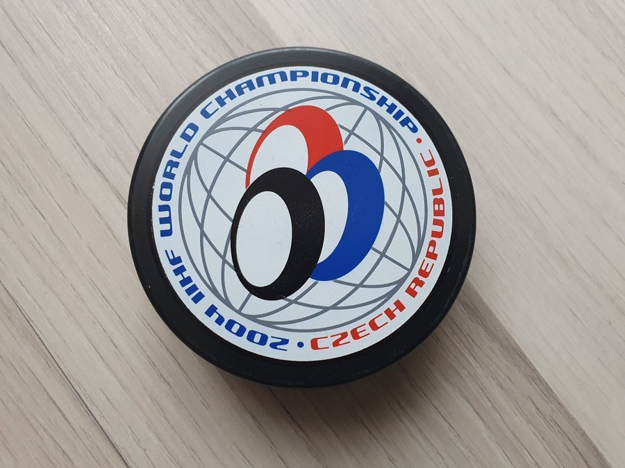 Eishockey Puck WM 2004, made in Tschechien, Rubena