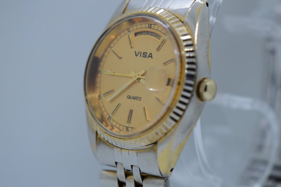 Vintage VISA Quartz Klocka 36mm