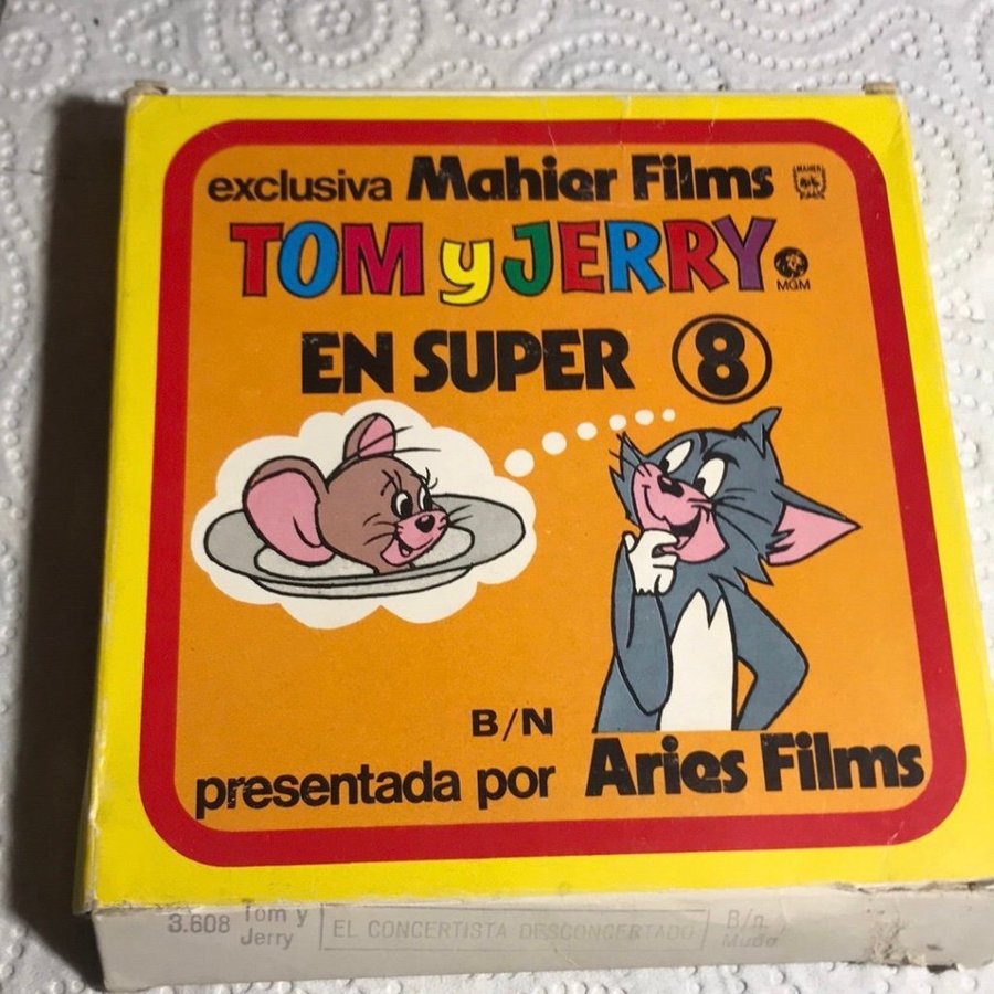 Super 8 mm film Tom Jerry