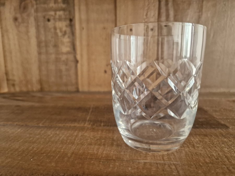 Kristallglas whiskey stor glas 1 st Bror Kosta Boda retro vintage