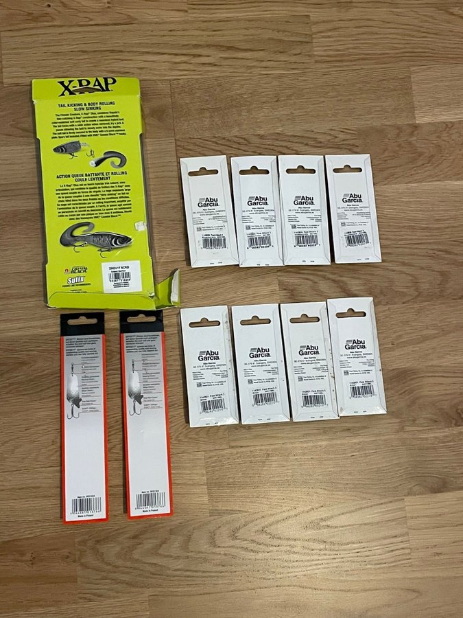 Rapala X-Rap Otus 17cm (1st)- Abu Garcia Fast Attack 7g (8st) - DAM Blinker(2st)