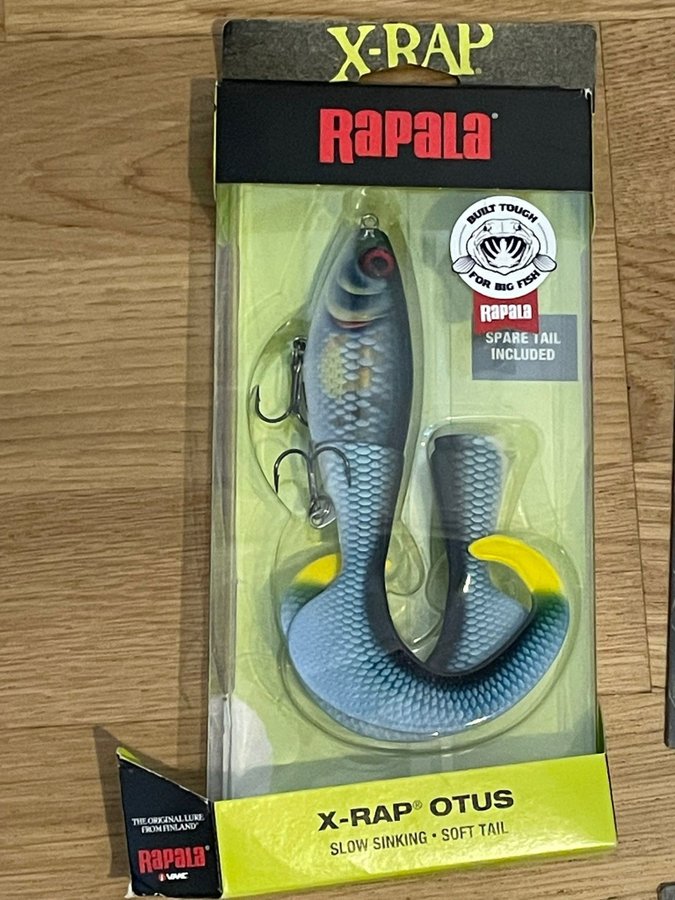 Rapala X-Rap Otus 17cm (1st)- Abu Garcia Fast Attack 7g (8st) - DAM Blinker(2st)