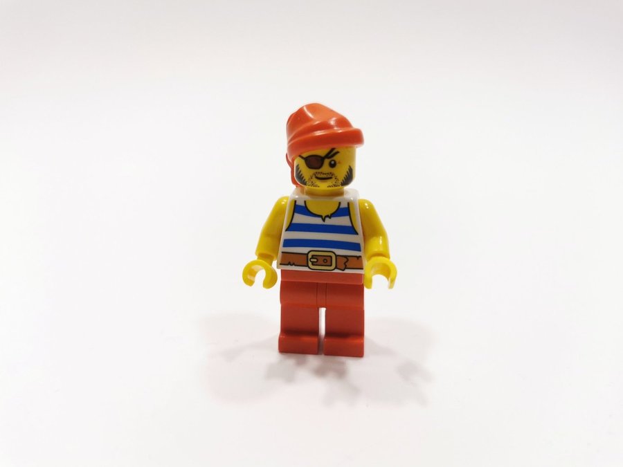 Lego - minifigur - pirates - sjörövare - pirat - vit / blå