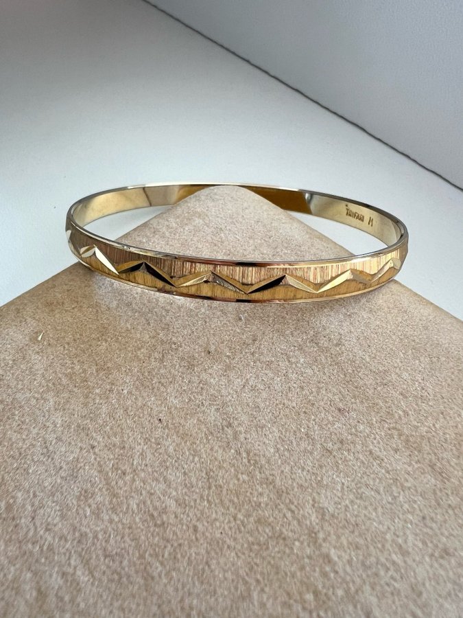 Vintage 1950-tals Crown Trifari armband/ bangle