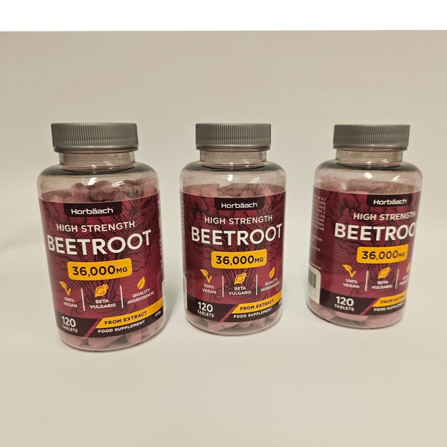 Horbäch High Strength Beetroot 36.000mg 120 tabletter