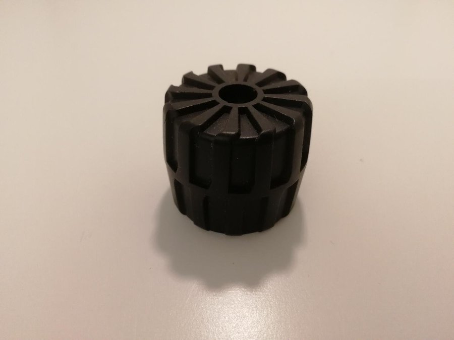 Lego - hjul - space - wheel medium - part 2593 - svart