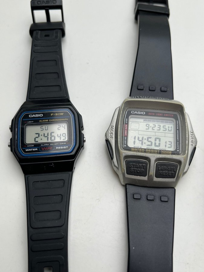 3 st Casio klockor