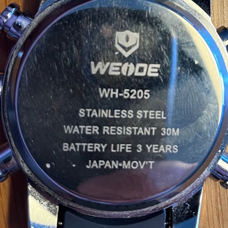 Weide WH-5205 Herrklocka (modell stor)