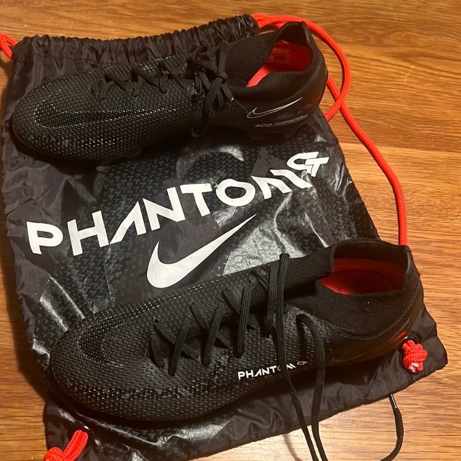 Fotbollsskor Nike Phantom GT , Svart, Storlek 41