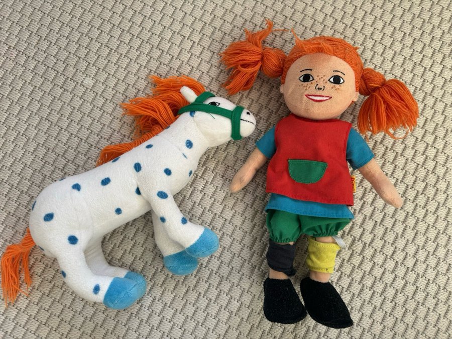 Gosedjur Pippi Långstrump och Lilla gubben