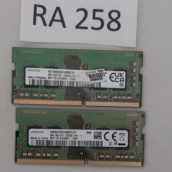 DDR4 16GB  märke : Samsung  snabba 3200 MHz  för laptop