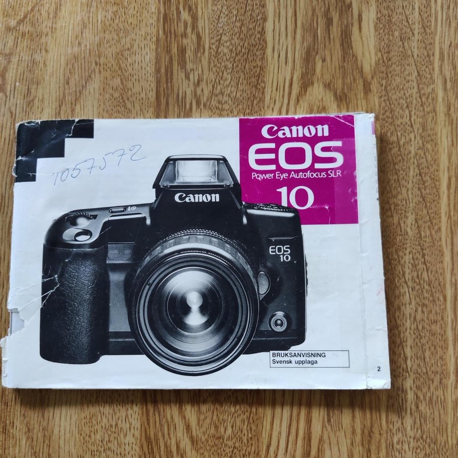 Canon EOS 10 Bruksanvisning