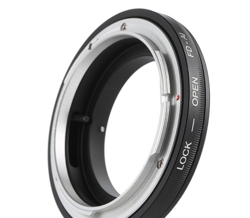 Mount adapter ring FD-AI inget glas for canon FD-objektiv till Nikon AI kamera