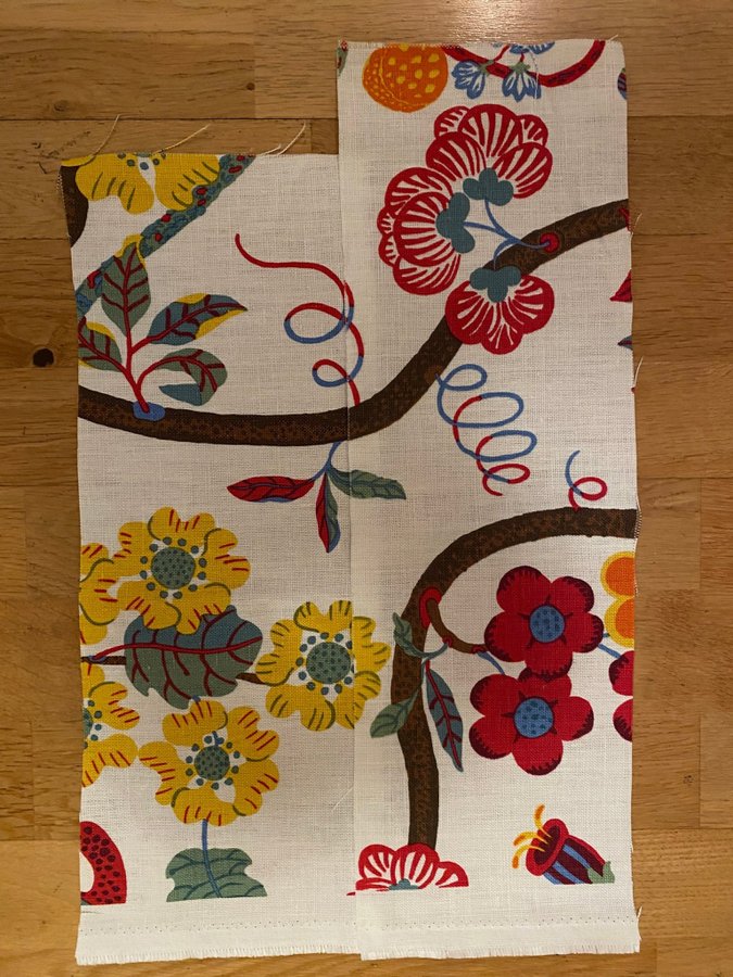 2 bitar Baranquilla à 39x15 cm, stuvbitar tyg, lin, Svenskt Tenn, Josef Frank