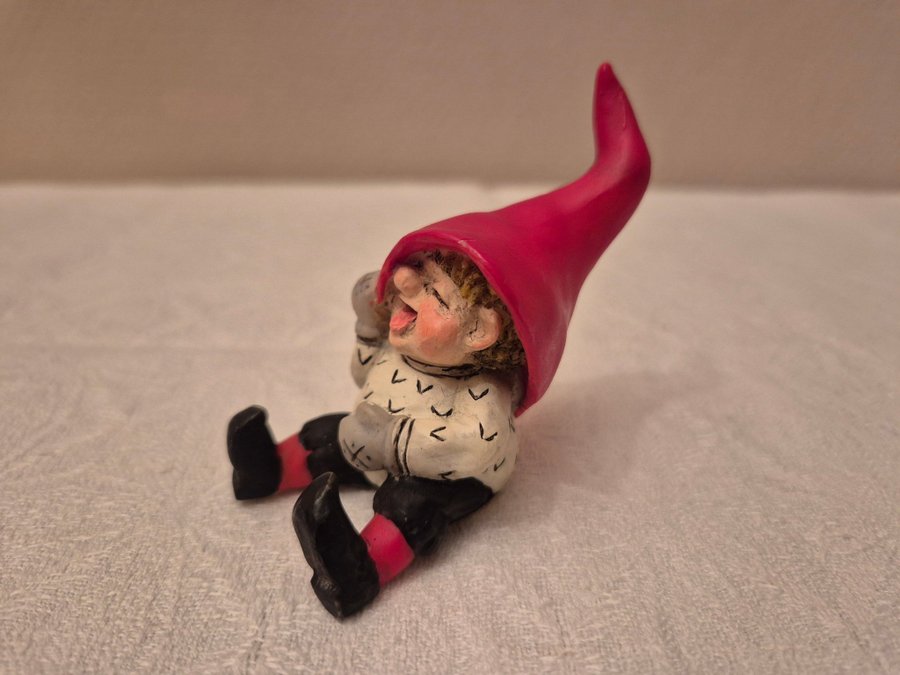 Gullig tomte med stor luva Candy Design, Norge, Julpynt.