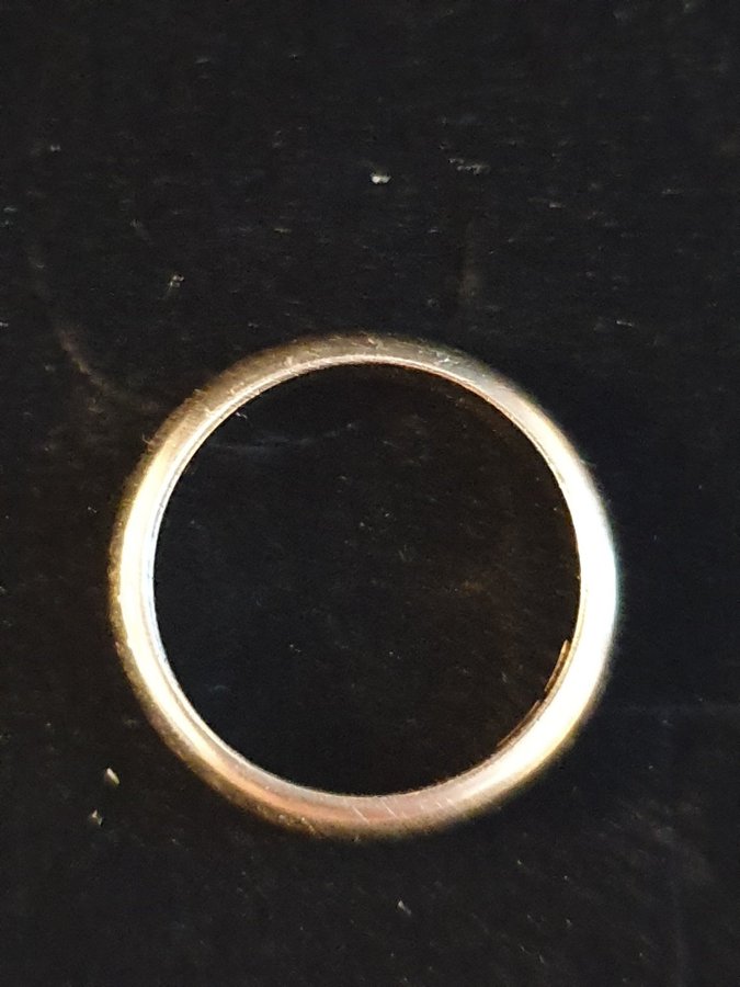 Slät ring, Guldpläterat, silver