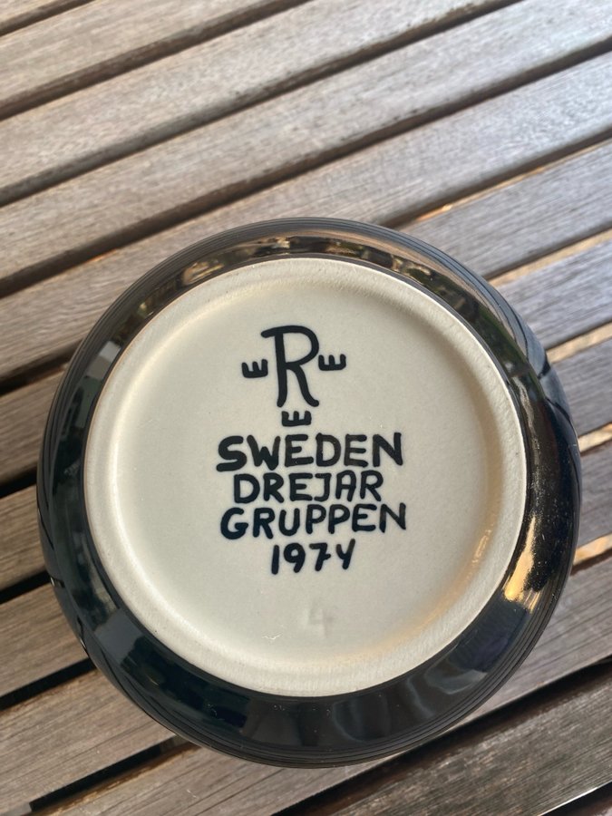 2 skålar från Svenska Drejar Gruppen 1974, Rörstrand