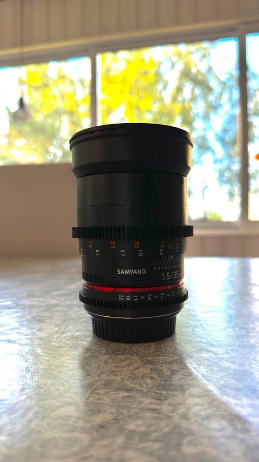 SAMYANG 35MM T1.5 VDSLR AS UMC II CANON EF