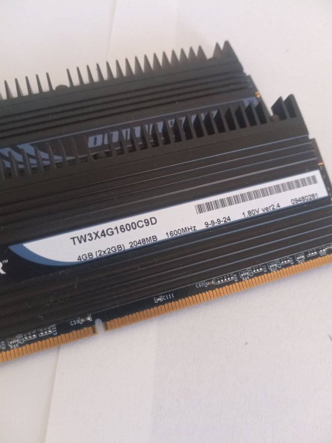 Corsair Dominator 4GB (2x2GB) 1600MHz DDR3