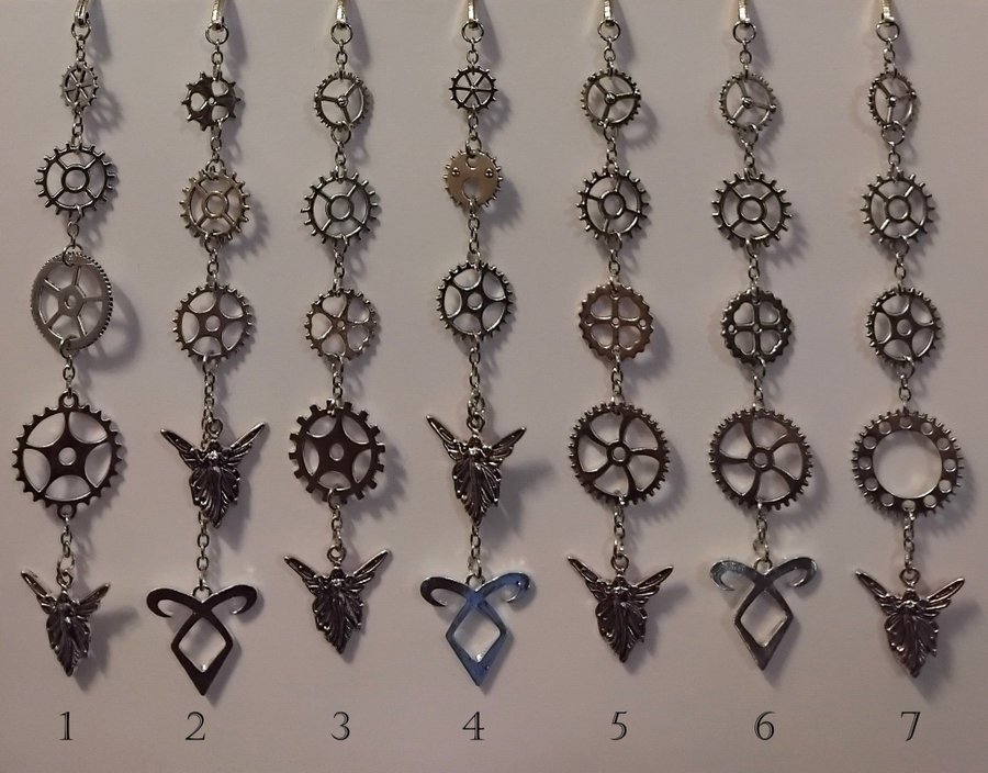 Bokmärke i metall - Clockwork Angel Nr. 6 (Shadowhunters - The Infernal Devices)