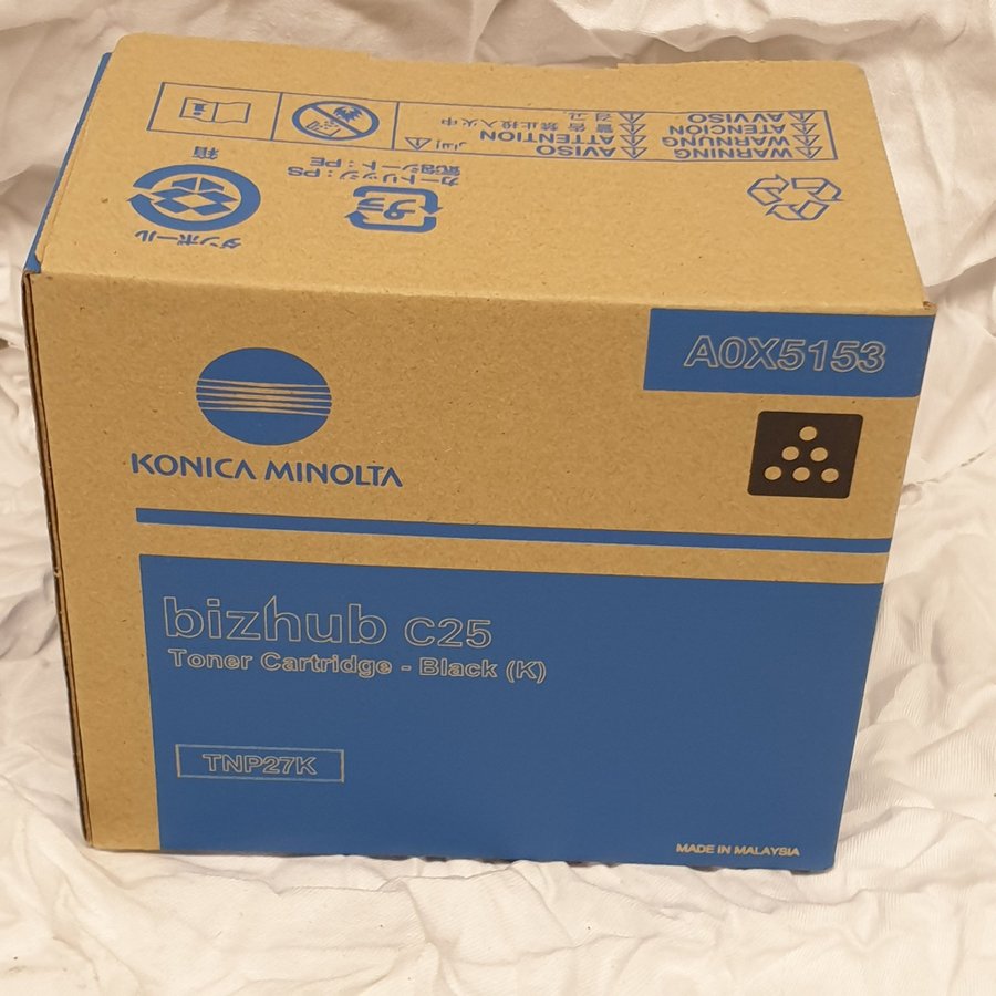 Konica Minolta bizhub C25 Tonerkassett - Svart (TNP27K)