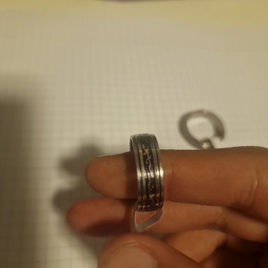 Stainless steel spinning ring