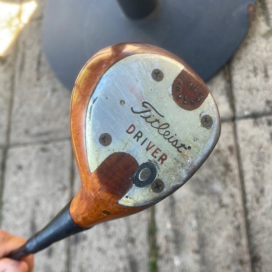 Titleist Driver - Gammal träklubba