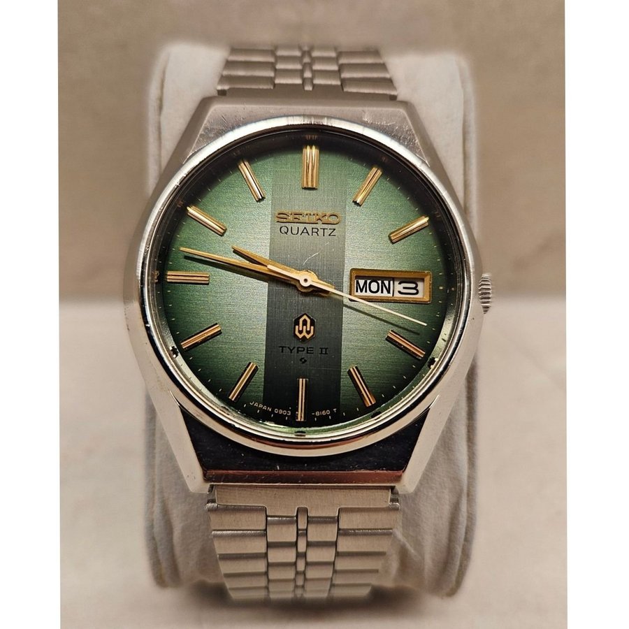 Seiko Type II Quartz - Kvarts Herrur från Juli 1976