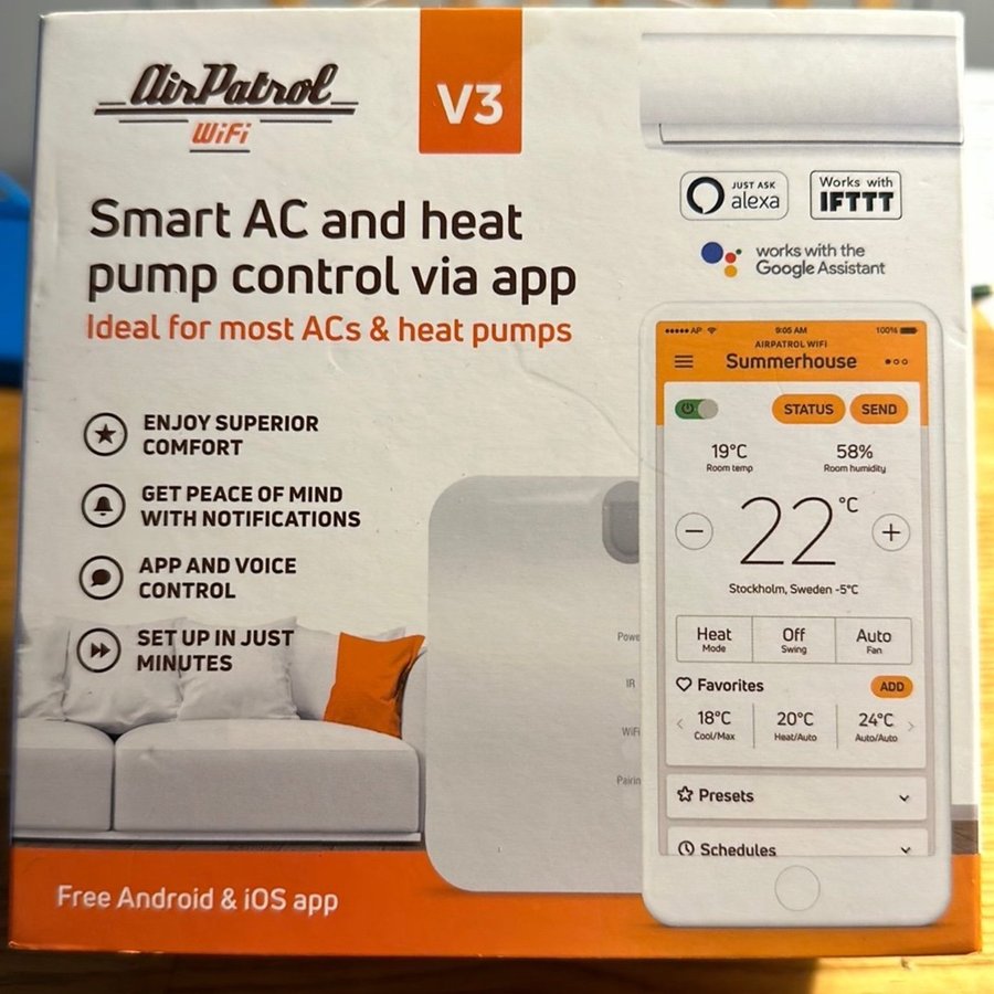 AirPatrol V3 Smart AC  Heat Pump Control