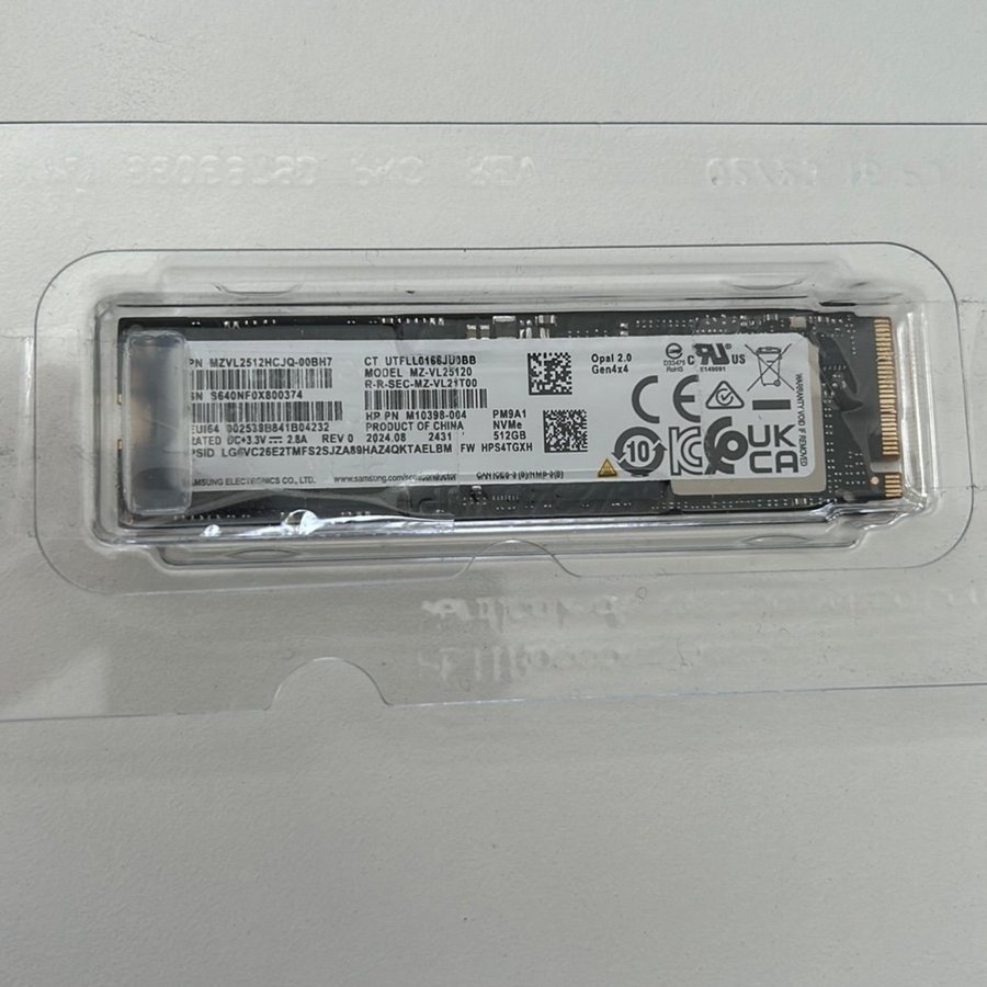 Samsung SSD 512GB