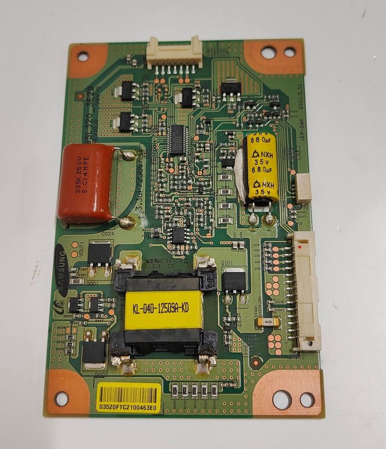 LED DRIVER BOARD - SSL320_3E2B REV00 TOSHIBA 32HL933N