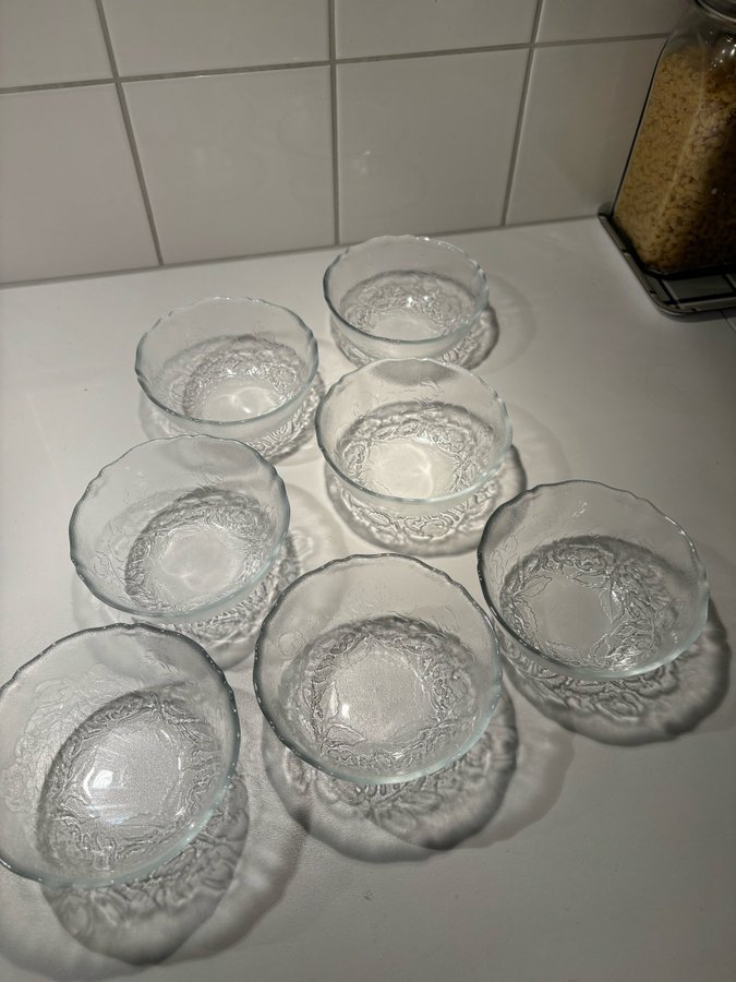 Glas skålar