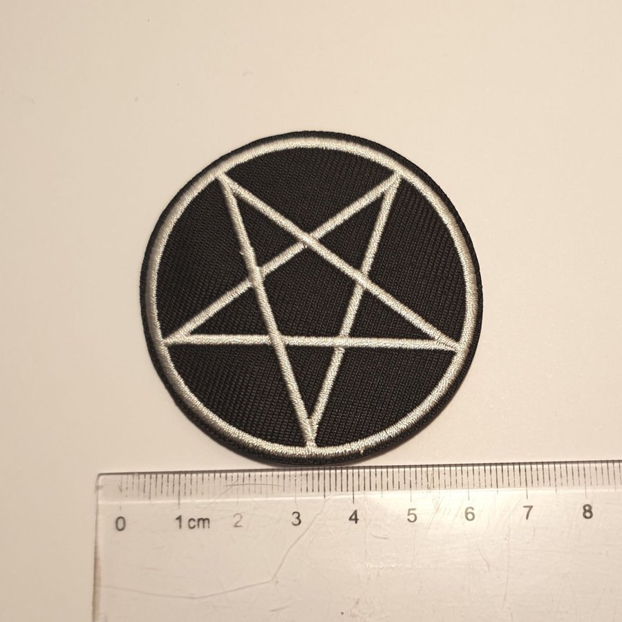 Pentagram | star | stjärna | patch | tygmärke