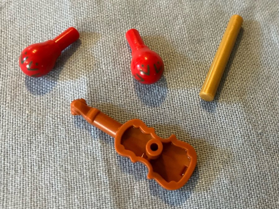 Lego Musikinstrument Fiol Maracas