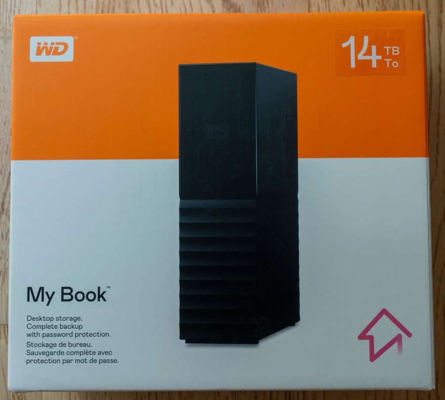 Western Digital Mybook 14TB 35 Extern USB 30 hårddisk