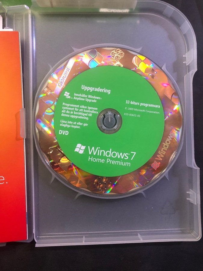 WINDOWS 7 HOME PREMIUM 32.  64 BIT HELT NYTT