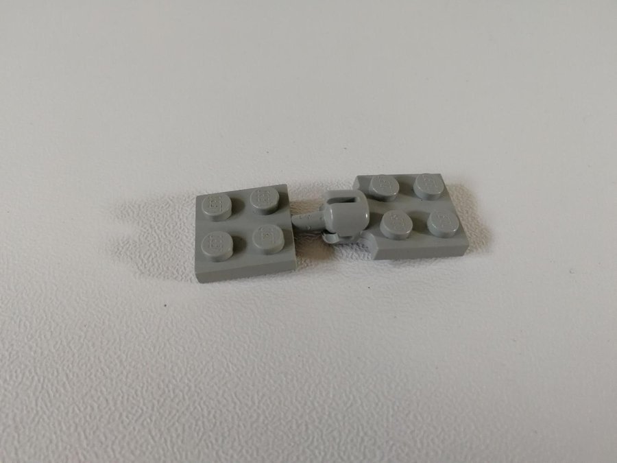 Lego - kopplingar - 2x2 - ljusgrå (old light gray)