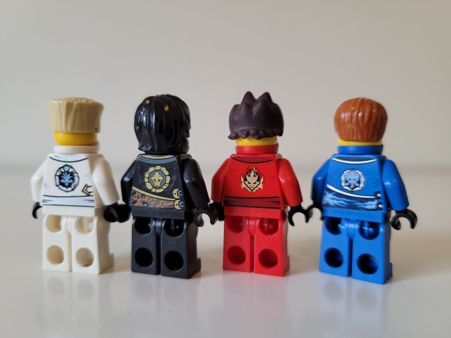 Lego - Ninjago - Zane+Cole+Kai+Jay - (Techno Robe) - Rebooted - Minifigur