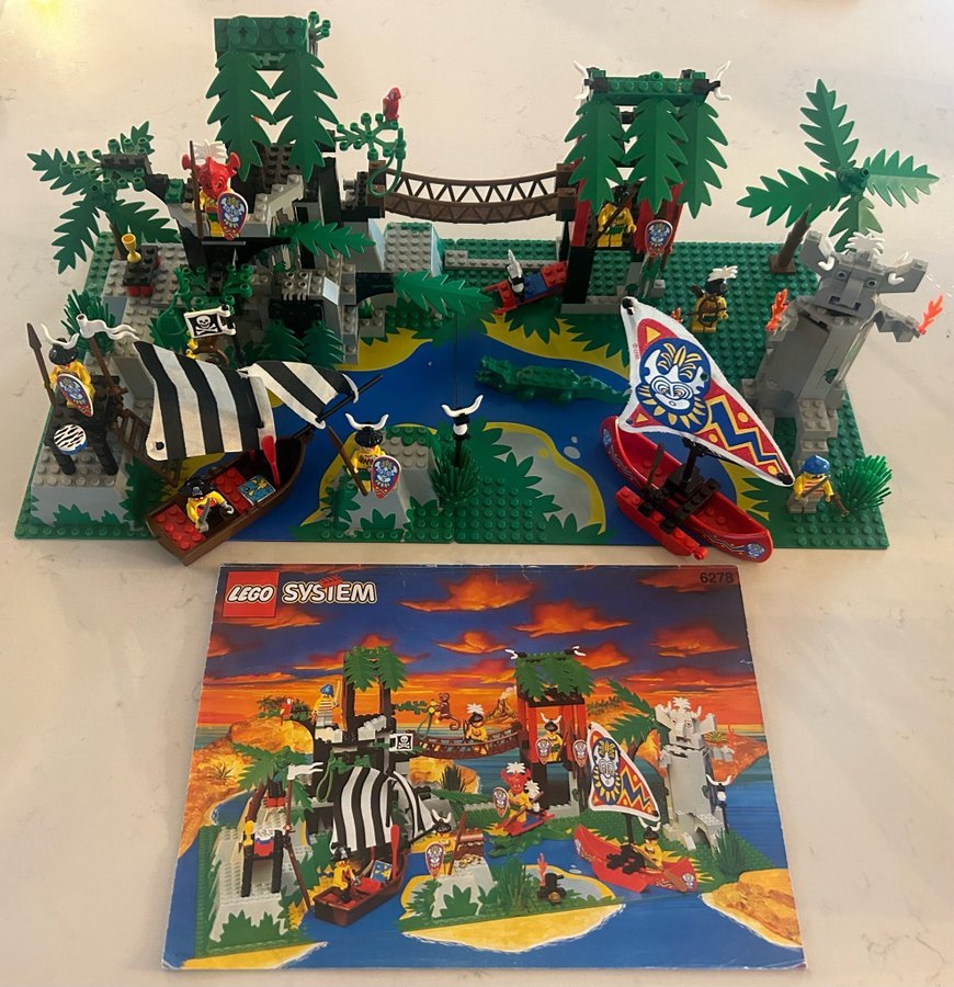 Lego 6278 enchanted island pirates islanders indian ö classic