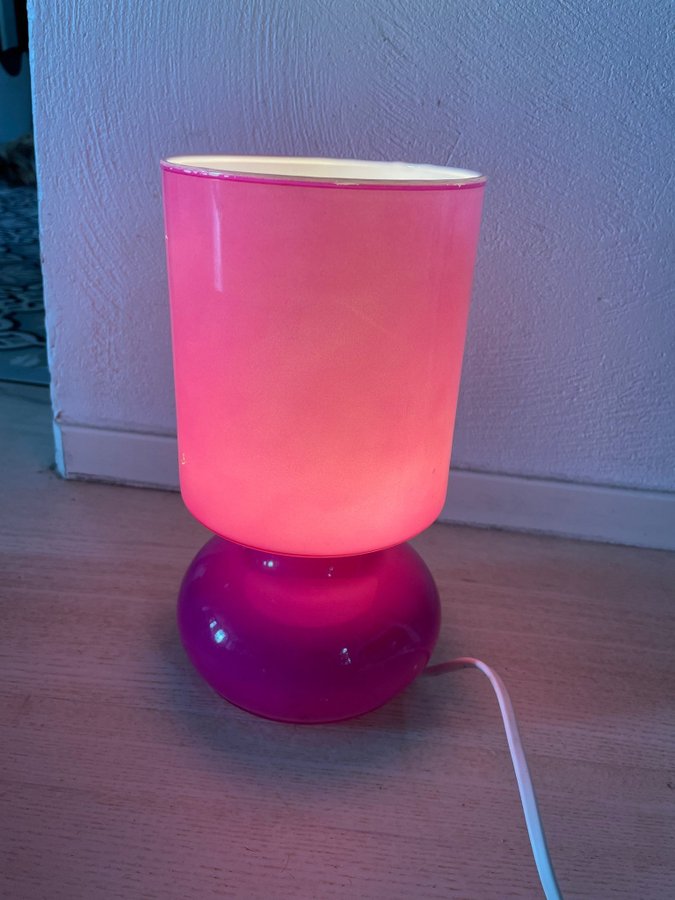 Ikea Lampa lykta bordslampa Rosa Auktion 1 av 2