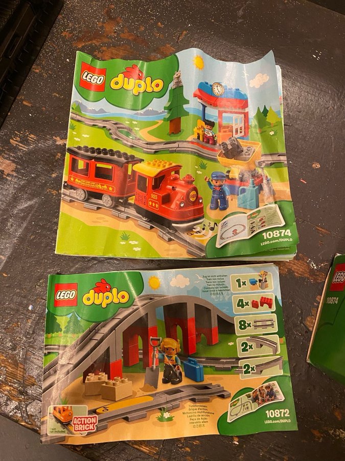 Lego Duplo 10874 Tågstation  10872 Bro