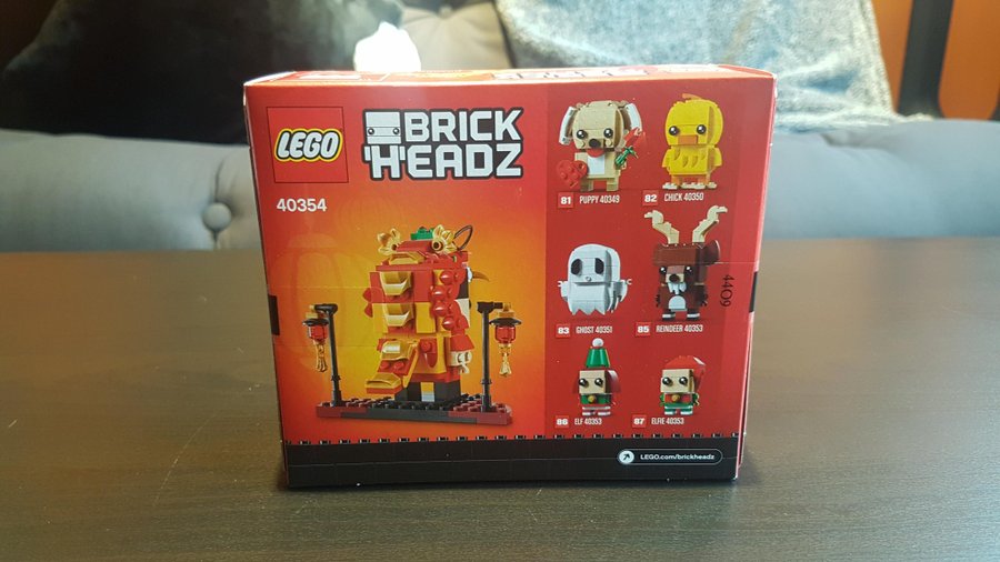 LEGO BrickHeadz "40354 - Dragon Dance Guy #80" (NY  OÖPPNAD)