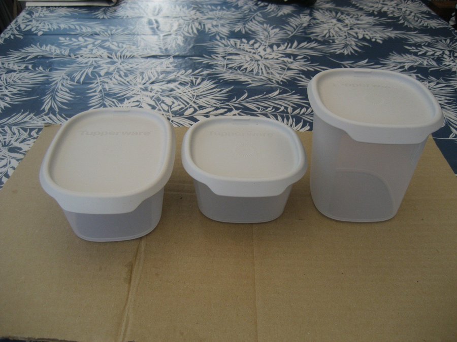 Tupperware - One Touch Fresh - Set (370 ml, 540 ml, 8,1dl) **Nya**