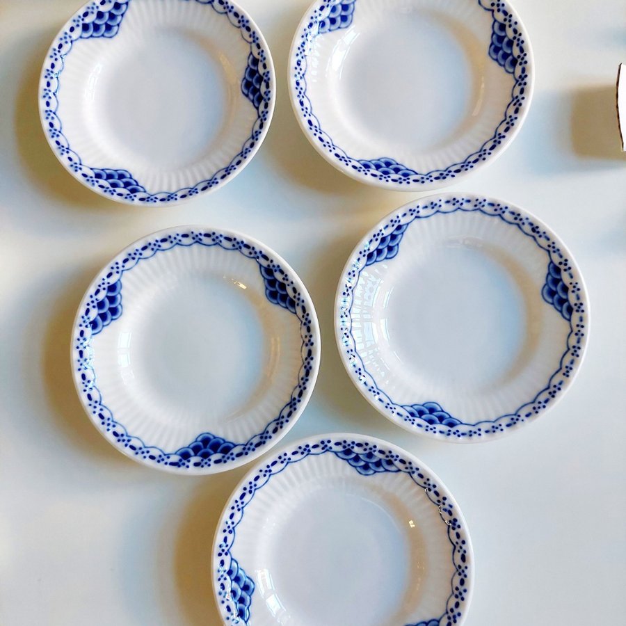 ROYAL COPENHAGEN Princess plate, 5 pack