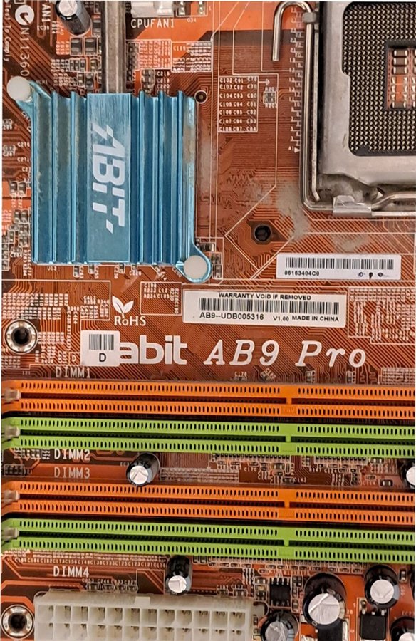 Intel Habit AB9 Pro LGA775 moderkortsockel Intel P965 Express ATX Core2