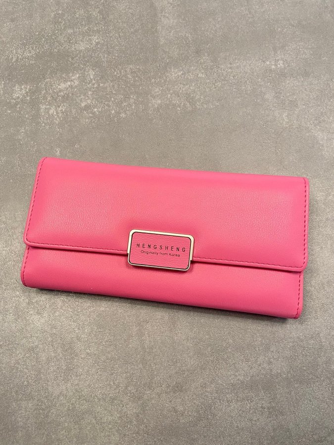 Hengsheng New Women's Wallet Rosa Plånbok Läderimitation Rymlig