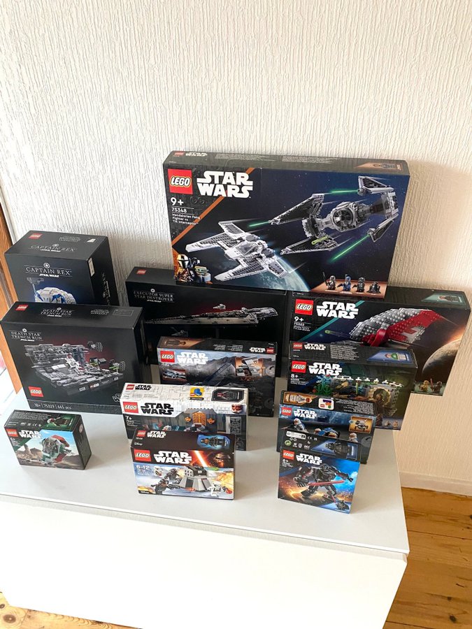 Lego Star Wars 12 set/modeller *Nytt*